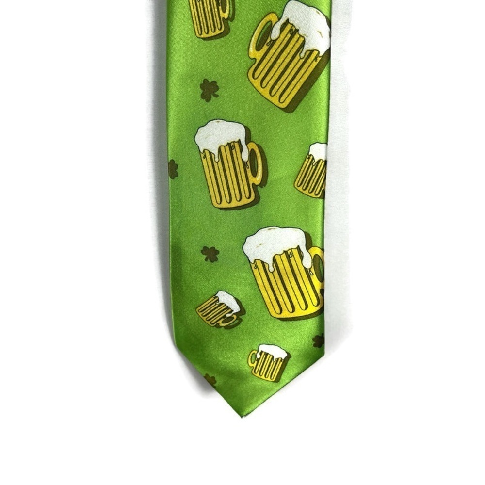 Shamrock Beer Mug St. Patrick's Day Green Tie Party Irish Ireland